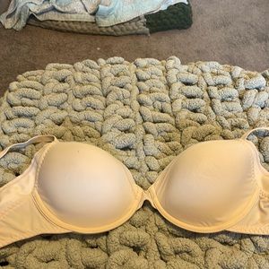 Cream 34D bra